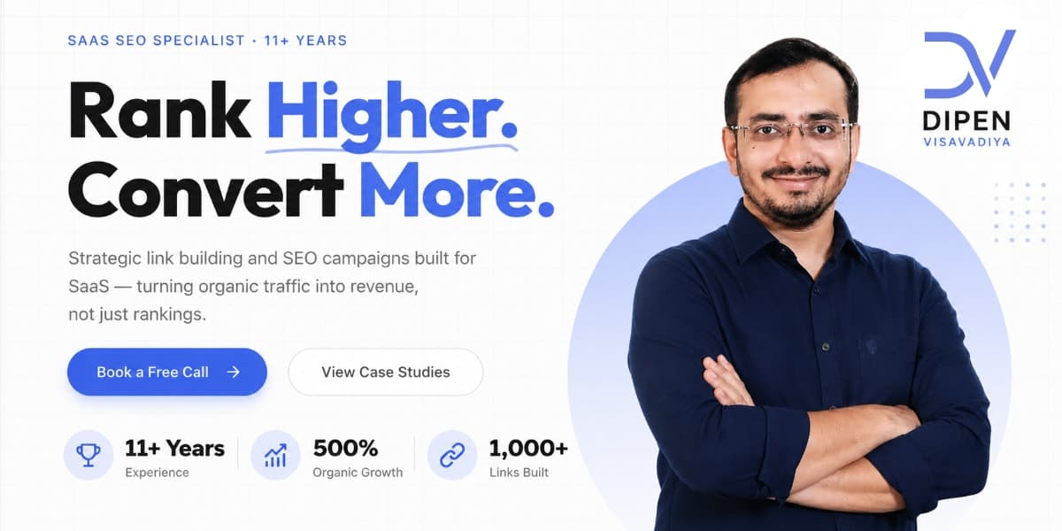 Dipen Visavadiya — Personal Portfolio Website
